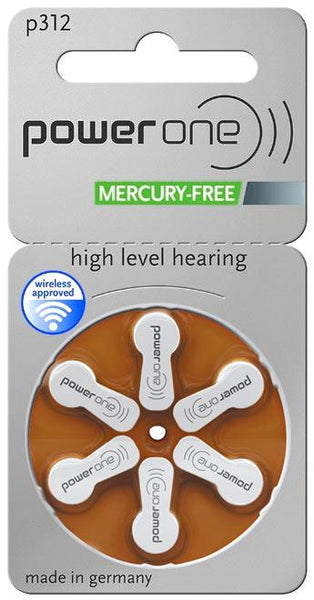 Batteries for bone vibrating hearing aid, size 312 (Item Code: 52066)