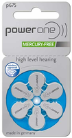 Batteries for bone vibrating hearing aid, size 675 (Item Code: 52068)