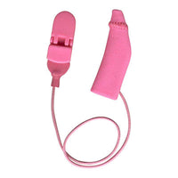 Lipstick Pink Ear Gear with Cord for Monaural BTE Hearing Aid (one ear only) (Item Code: 55711)