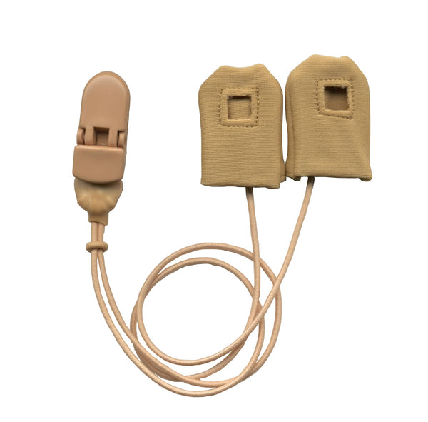 Beige Ear Gear with Cord for Binaural BAHA (two ears) (Item Code: 57905)