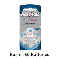 Batteries for cochlear implant, size 675 (Item Code: 675CP)